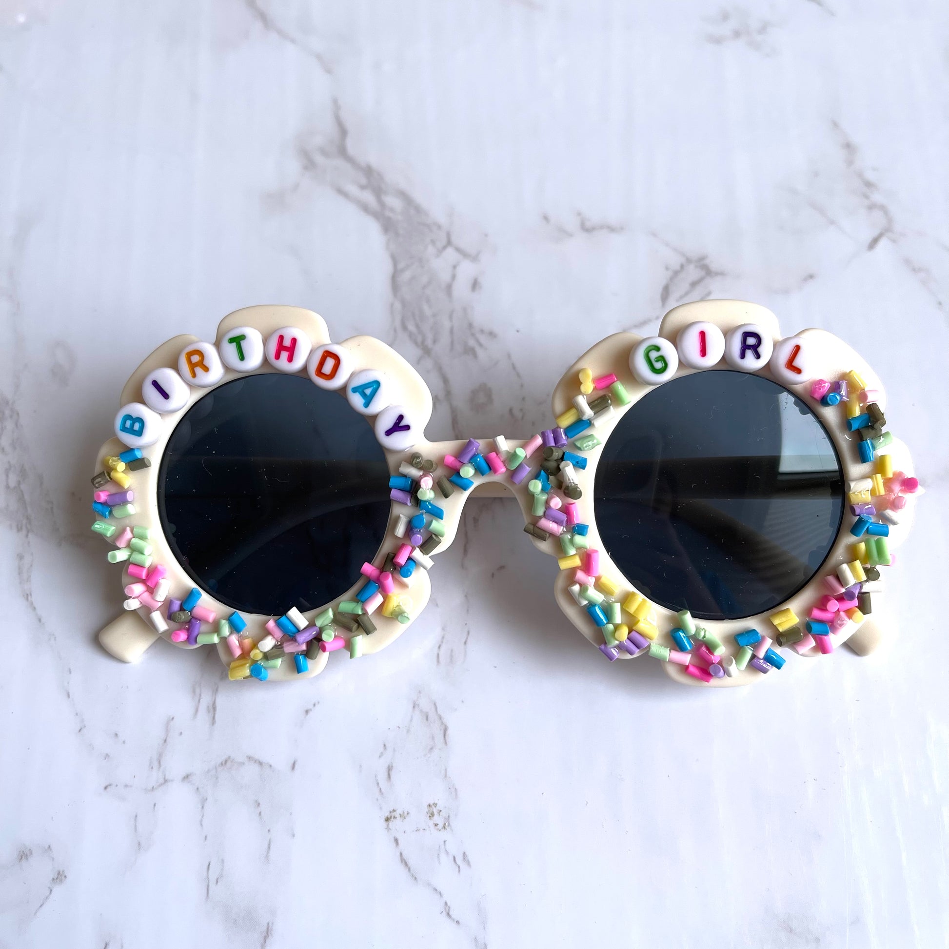 Personalized Sunglasses with Sprinkles